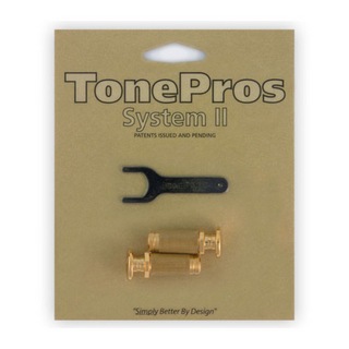 TONE PROS SPRS2-G Standard Locking Studs for PRS ブリッジスタッド アンカー ゴールド