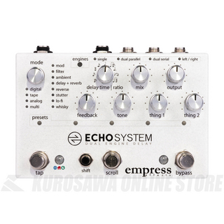 EMPRESS EFFETS Echosystem  Dual Engine Delay 