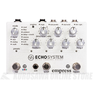 EMPRESS EFFETSEchosystem  Dual Engine Delay 