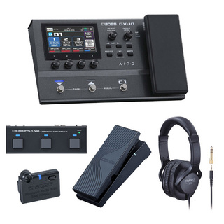 BOSS GX-10 Guitar Effects Processor ボス GX10 マルチエフェクター[自由自在にサウンドメイクセット] FS-1-WL