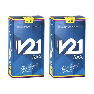 VANDOREN【2個セット】《硬さ：2.5》アルトサックス用リード バンドレン V21
