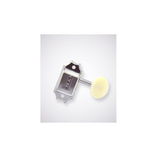 Kluson 3 Per Side / Small Plastic Button / Nickel 【セット販売】