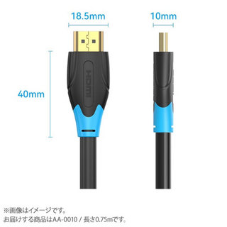 VENTION HDMI Cable 0.75M Black