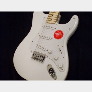 Squier by FenderSonic Stratocaster  HT MN WPG Arctic White