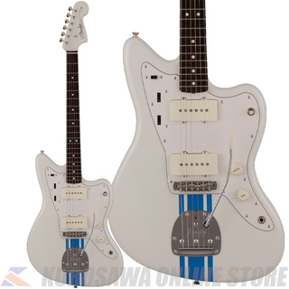 Fender2023 Collection MIJ Traditional 60s Jazzmaster Ompic White with Blue Competition Stripe