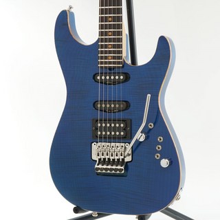 TOM ANDERSON 【USED】Drop Top Flame Figured Maple Top on Basswood Translucent Blue with Binding  Sunken Kahler...