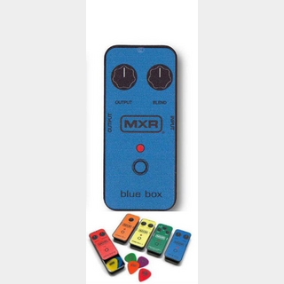 Jim Dunlop MXR Pick Tin BlueBox (Blue) 【同梱可能】【ピック6枚入り缶ケース】