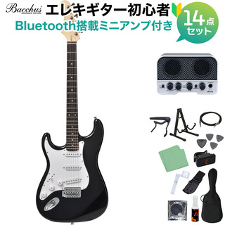 Bacchus BST-1R-LH BLK 初心者セット Bluetooth搭載ミニアンプ付 左利き用