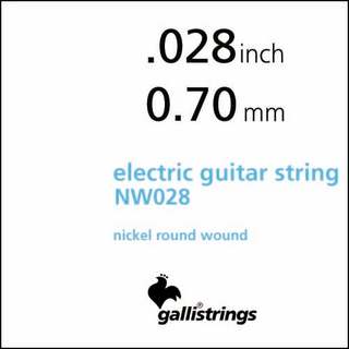 Galli StringsNW028 - Single String Nickel Round Wound エレキギター用バラ弦 .028【池袋店】