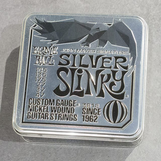 ERNIE BALL #3818 SLINKY 3P SILVER【John Mayer Silver Slinky Signature】