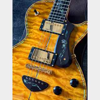 Bizen Works Grain Arch Top Quilted Maple, -Tree of Life- / Sunburst