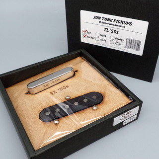 JUNTONE PICKUPS TL 50's / Neck ( Nickel Cover ) &Bridge Set