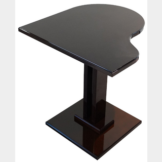 名陽木工グランドピアノ型サイドテーブル ウォルナット艶有塗装 GP Side Table
