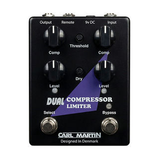 Carl Martinより、高品質な2chコンプレッサー・ペダル“Dual Compressor