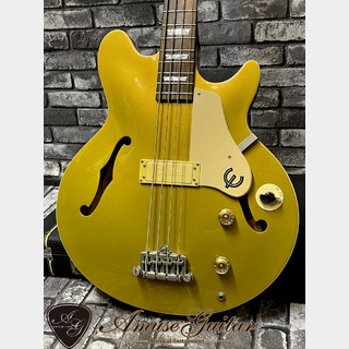 Epiphone Jack Casady Bass # Metallic Gold 2011年製【Near Mint Condition】3.61kg