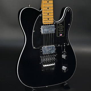 Fender American Ultra Luxe Telecaster Floyd Rose HH Maple Mystic Black 【名古屋栄店】