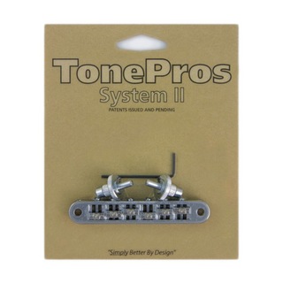 TONE PROSTP6R-C Standard Tuneomatic small posts Roller saddles クローム ギター用ブリッジ