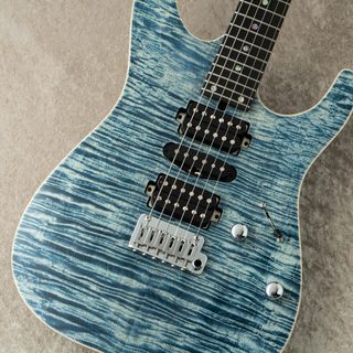 T's Guitars DST Pro 24 w/Wenge Neck -Trans Blue Denim-