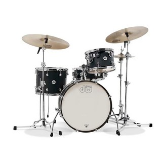 dw DDLG2004BL [Design Series Frequent Flyer 4-Piece Kit / Black Satin]【シンバル、ハードウェア別売】