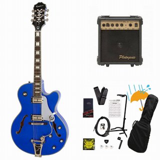 Epiphone Emperor Swingster Delta Blue Metallic PG-10アンプ付属エレキギター初心者セットR【WEBSHOP】