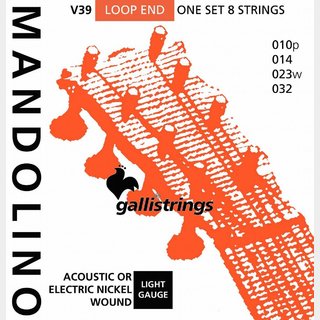 Galli Strings V39 Light Nickel Wound マンドリン弦 .010-.032【WEBSHOP】
