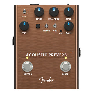 Fender フェンダー Acoustic Preverb プリアンプ リバーブ ギターエフェクター