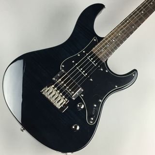 YAMAHA PACIFICA612VIIFM TBL エレキギター トランスルーセントブラック |現物画像