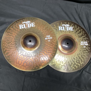 PAiSTe RUDE Hi-Hat TOP 14" Top&Bottom Set(パイステ ルード ハイハット セット)