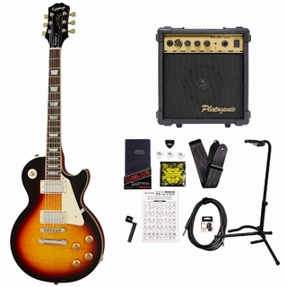 EpiphoneInspired by Gibson Les Paul Standard 50s Vintage Sunburst レスポール PG-10アンプ付属エレキギター初心