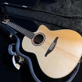 K.YairiSRF-65C CTM Natural (ナチュラル) エレアコギタートップ単板 日本製 ショートスケール ハードケース付属