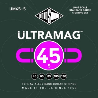 ROTOSOUND UM45-5 ULTRAMAG 5-STRING STANDARD 45-130 5弦ベース用 エレキベース弦