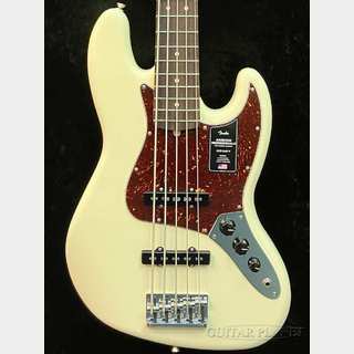 FenderAmerican Professional II Jazz Bass V -Olympic White- 【4.37kg】【48回金利0%対象】【送料当社負担】