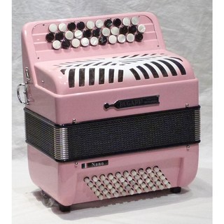 BUGARI【デジタル楽器特価祭り】Nano PK【ピンク】【最小・最軽量・超コンパクトボタン式アコーディオン】