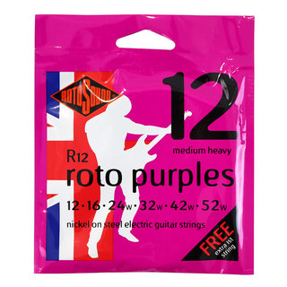 ROTOSOUNDR12 Roto Purples NICKEL MEDIUM HEAVY 12-52 エレキギター弦×3セット