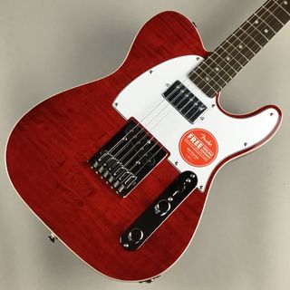 Squier by Fender Affinity Series Telecaster FMT SH Crimson Red Transparent |現物画像