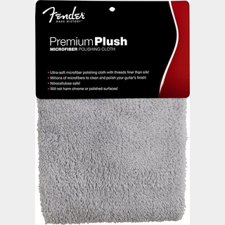 Fender Premium Plush Microfiber Polishing Cloth Gray【横浜店】