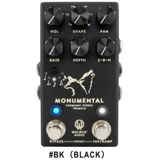 WALRUS AUDIO WAL-MONUME #BK Monumental Harmonic Stereo Tremolo