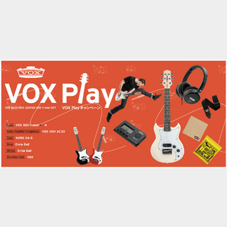 VOXVOX SDC-1 MINI Electric Guitar Set 【BLK】