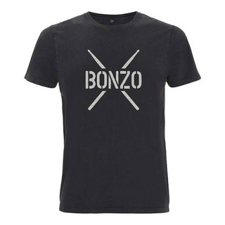 PromucoJohn Bonham T-Shirt BONZO STENCIL [POSJBTS3]【Medium】
