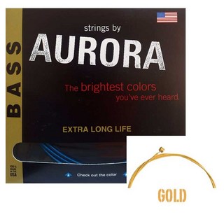 AURORA STRINGS Aurora Premium Bass Strings (45-105) 【GOLD】