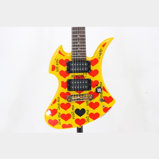 Burny エレキギター ハート柄 ケース付き+ エリクサーギター弦付 Burny