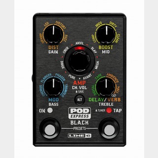 Line 6 POD ギターエフェクター Line 6、ハイゲイン・サウンド向けのコンパクトなギター・プロセッサー