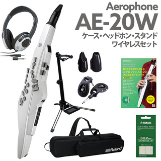 Roland AE-20W ケースヘッドホン スタンド ワイヤレス 交換用マウスピース ガイドブック エアロフォン