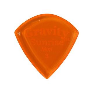 Gravity Guitar Pickssunrise -Mini- GSUM3P 3.0mm Orange ギターピック