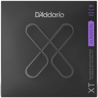 D'Addario XT CLASSICAL [XTC44 XT Classical Silver Plated Copper， Extra Hard Tension]