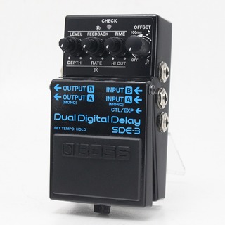 ロブ　BOSS SDE-3000D BOSS SDE-3000D 〜デジタルディレイの名機SDE-3000×2台分をペダル