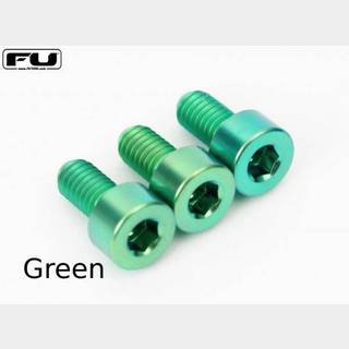 FU-Tone Titanium Nut Clamping Screw Set (3) -GREEN-【Webショップ限定】