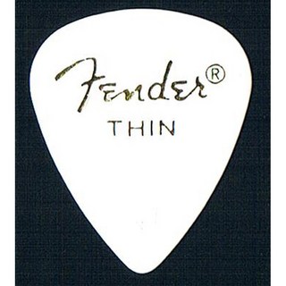 FenderClassic Celluloid 351 Shape Pick【ホワイト/Thin】