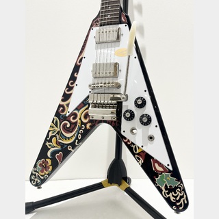 Epiphone Jimi Hendrix "Love Drops" Flying V Ebony