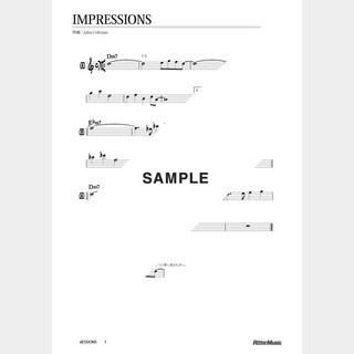 楽譜 Impressions